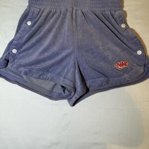Nike Women's Lavender Terry Athletic Shorts